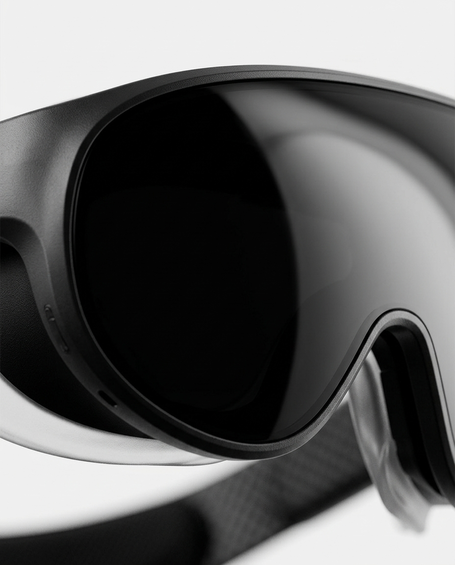 visor macro, clean reflection