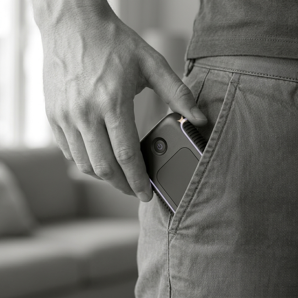 puck in pocket, lifestyle