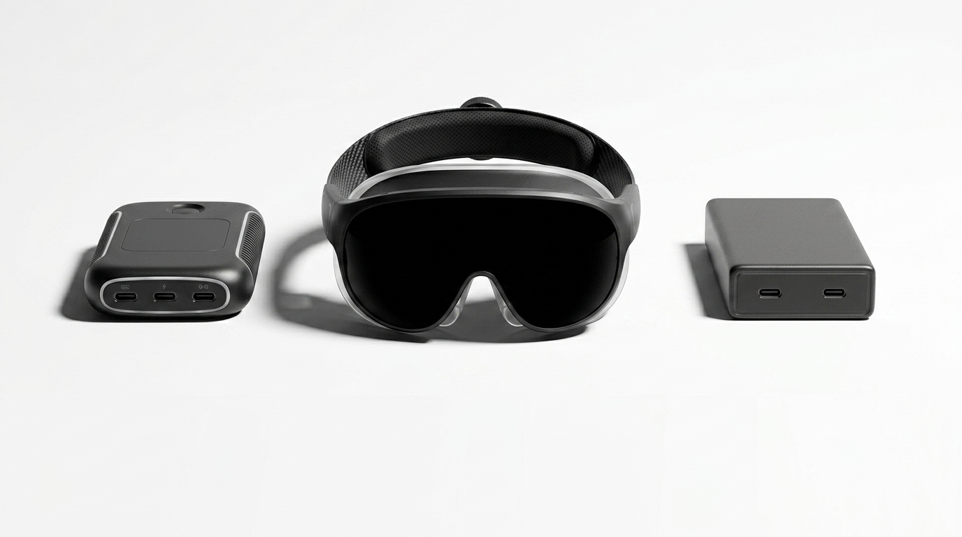 all three Dimension products, top-down, white studio